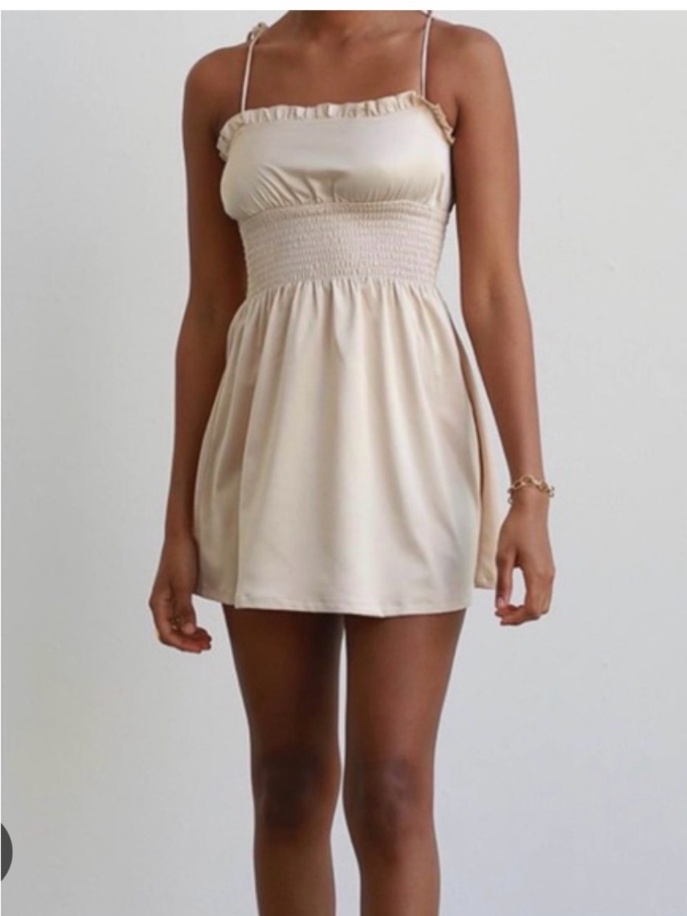 437 Champagne Mini Dress🥂🍾💛